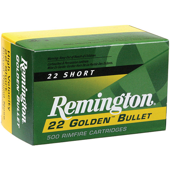 22 GOLDEN BULLET 22SHORT 29GR RN HV 50/100 - Ammunition